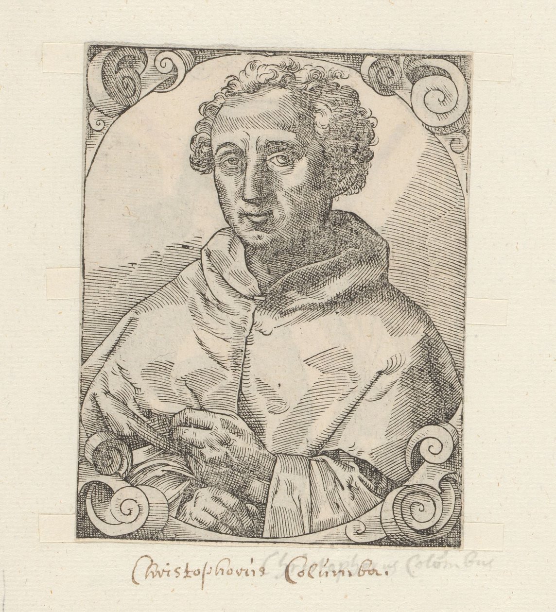 Porträtt av Christopher Columbus av Anonymous