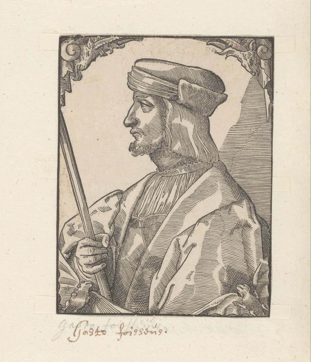 Porträtt av Gaston de Foix av Anonymous