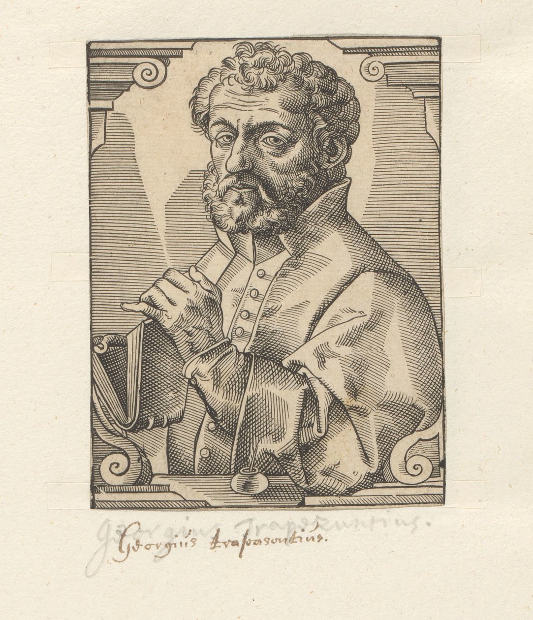 Porträtt van Georg från Trebizond av Anonymous