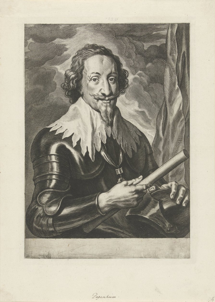 Porträtt av Gottfried Heinrich, greve av Pappenheim av Anonymous