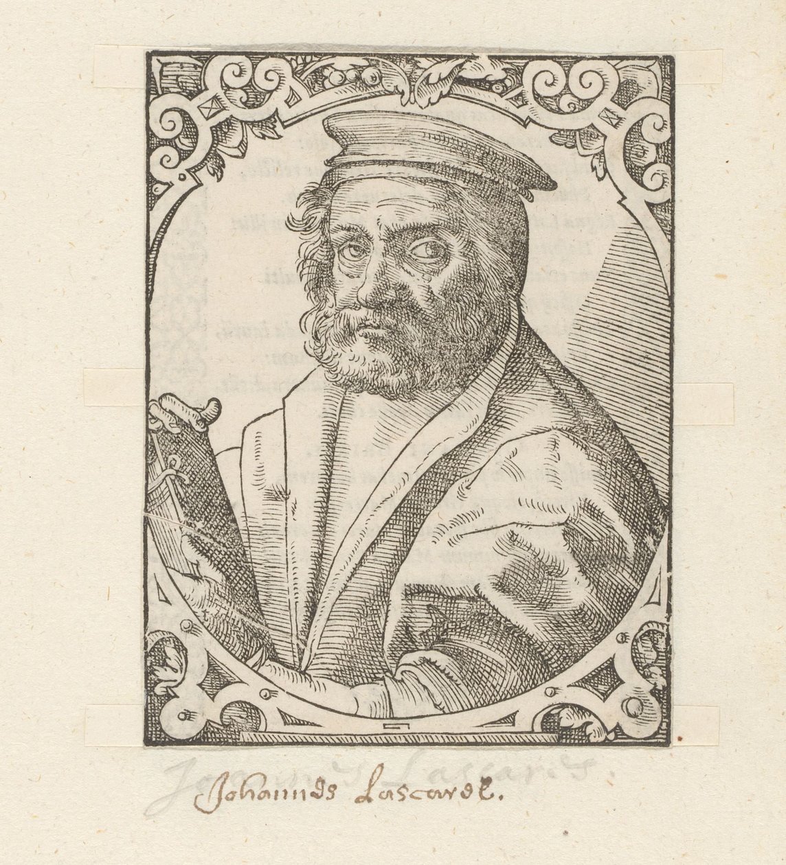 Porträtt av Johannes Lascaris av Anonymous