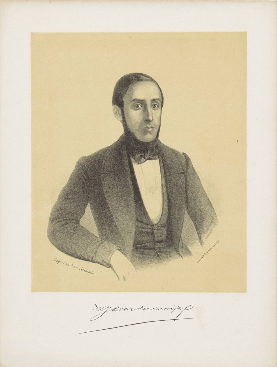 Porträtt av Karel Johan Reinier van Harderwijk av Anonymous