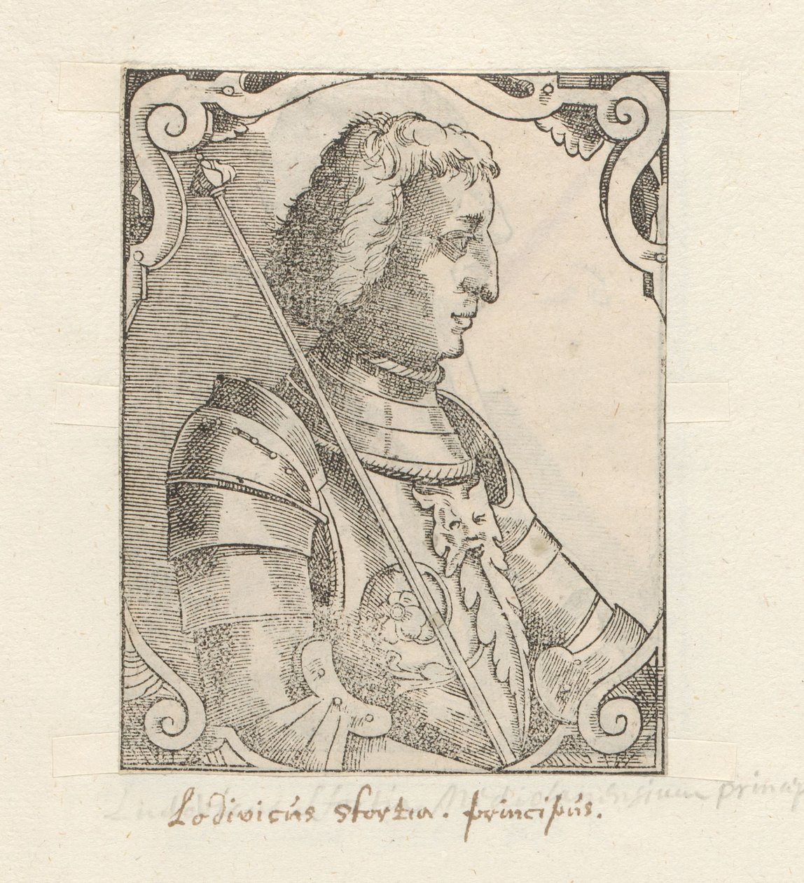 Porträtt av Ludovico Sforza av Anonymous