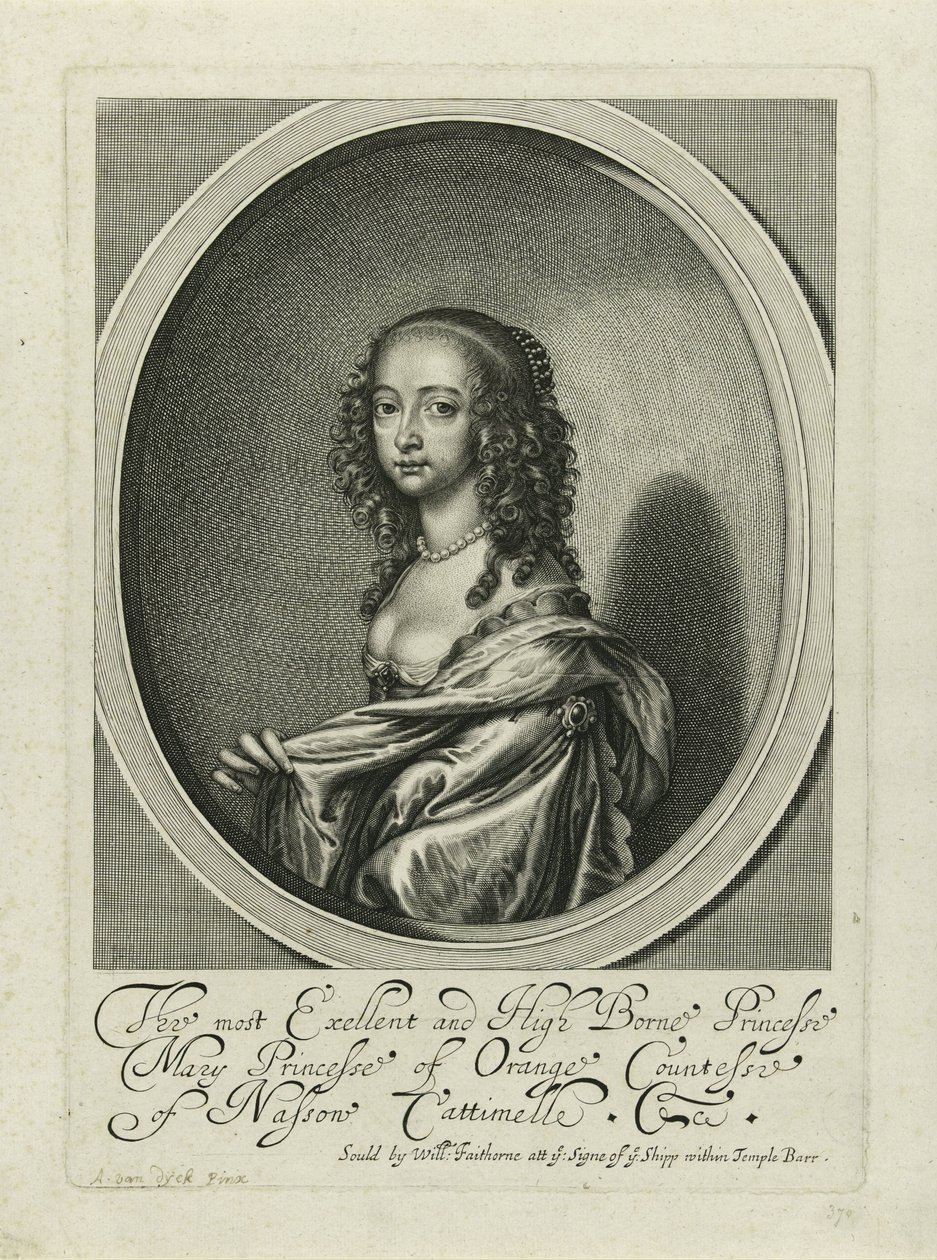 Porträtt av Maria Henrietta Stuart av Anonymous