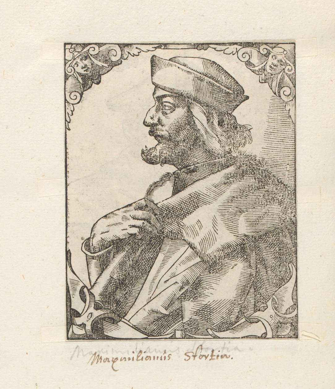 Porträtt av Maximilian Sforza av Anonymous