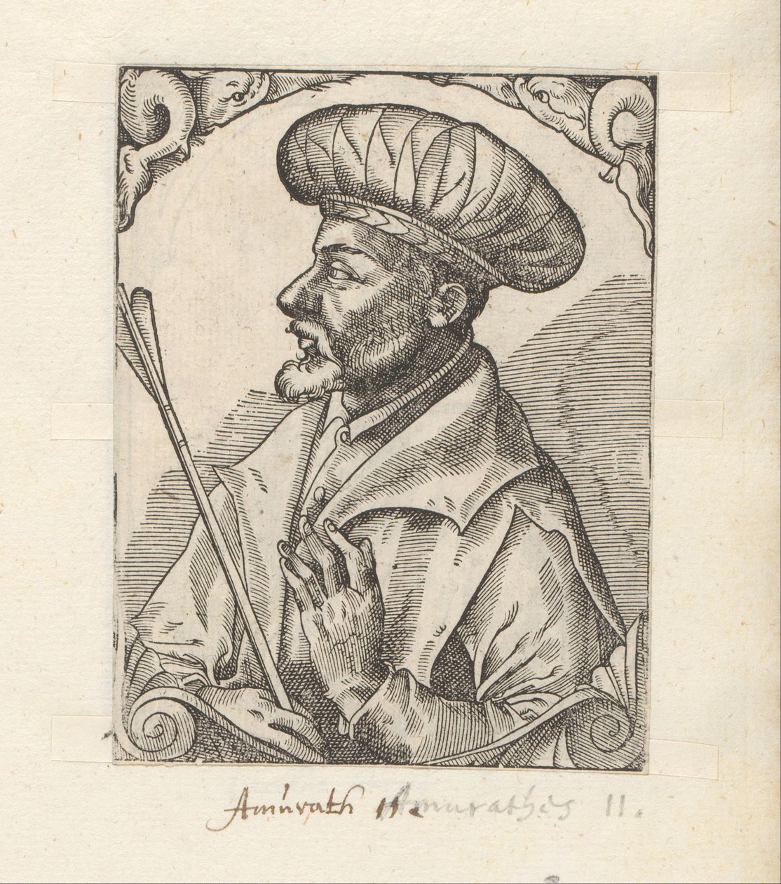 Porträtt av Murad II av Anonymous