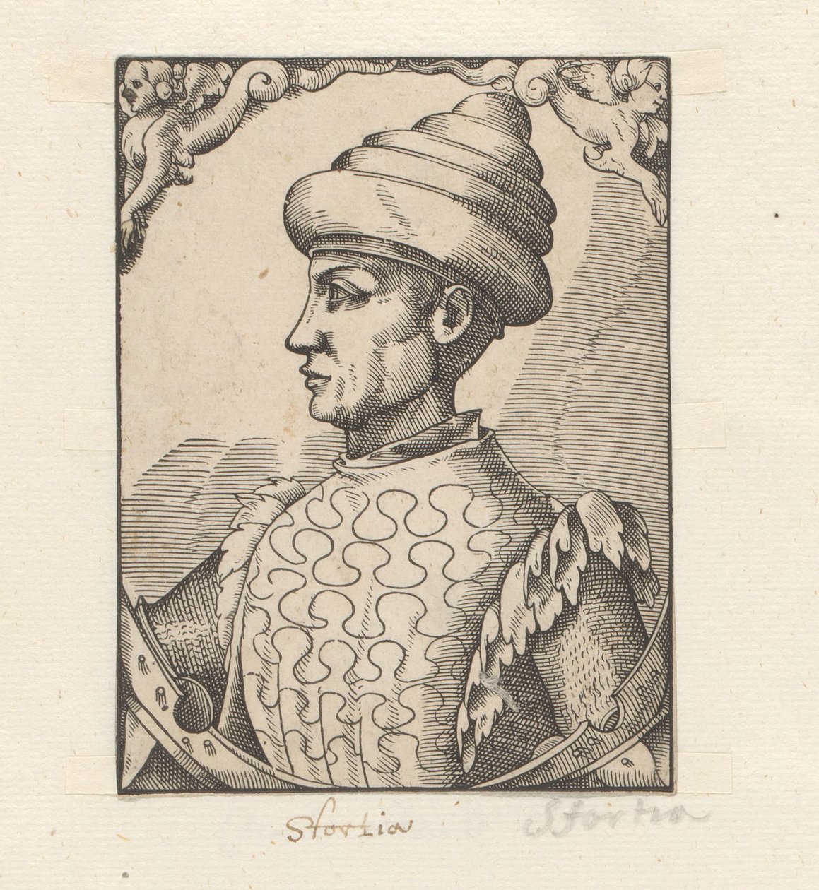 Porträtt av Muzio Attendola Sforza av Anonymous
