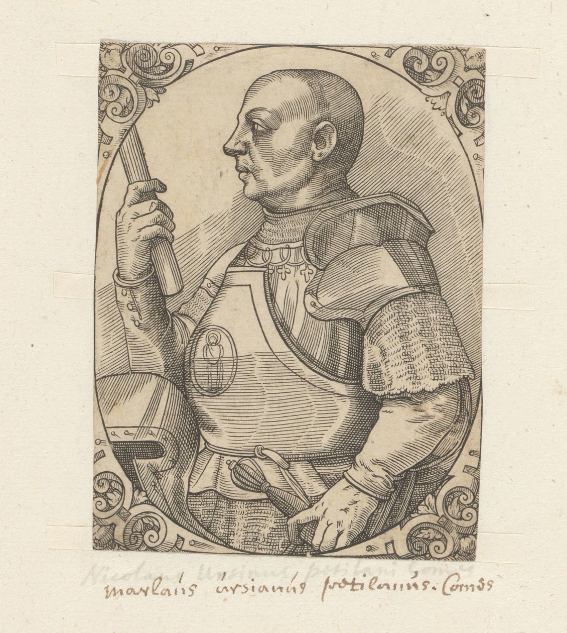 Porträtt van Niccolò av Pitigliano av Anonymous
