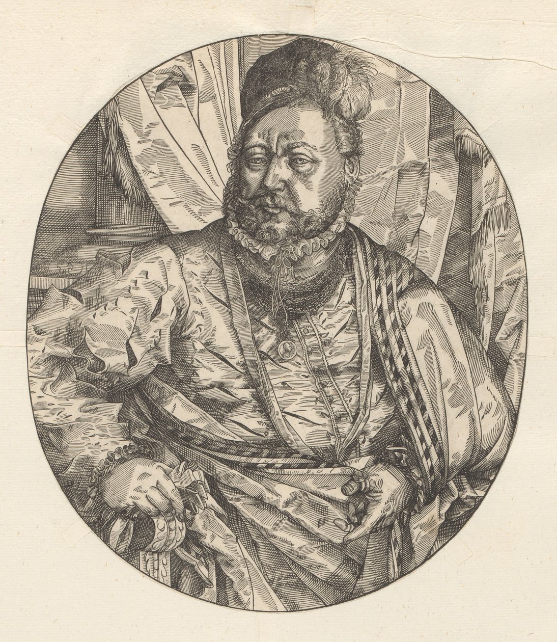 Porträtt av Otto Heinrich Schwarzenberg av Anonymous