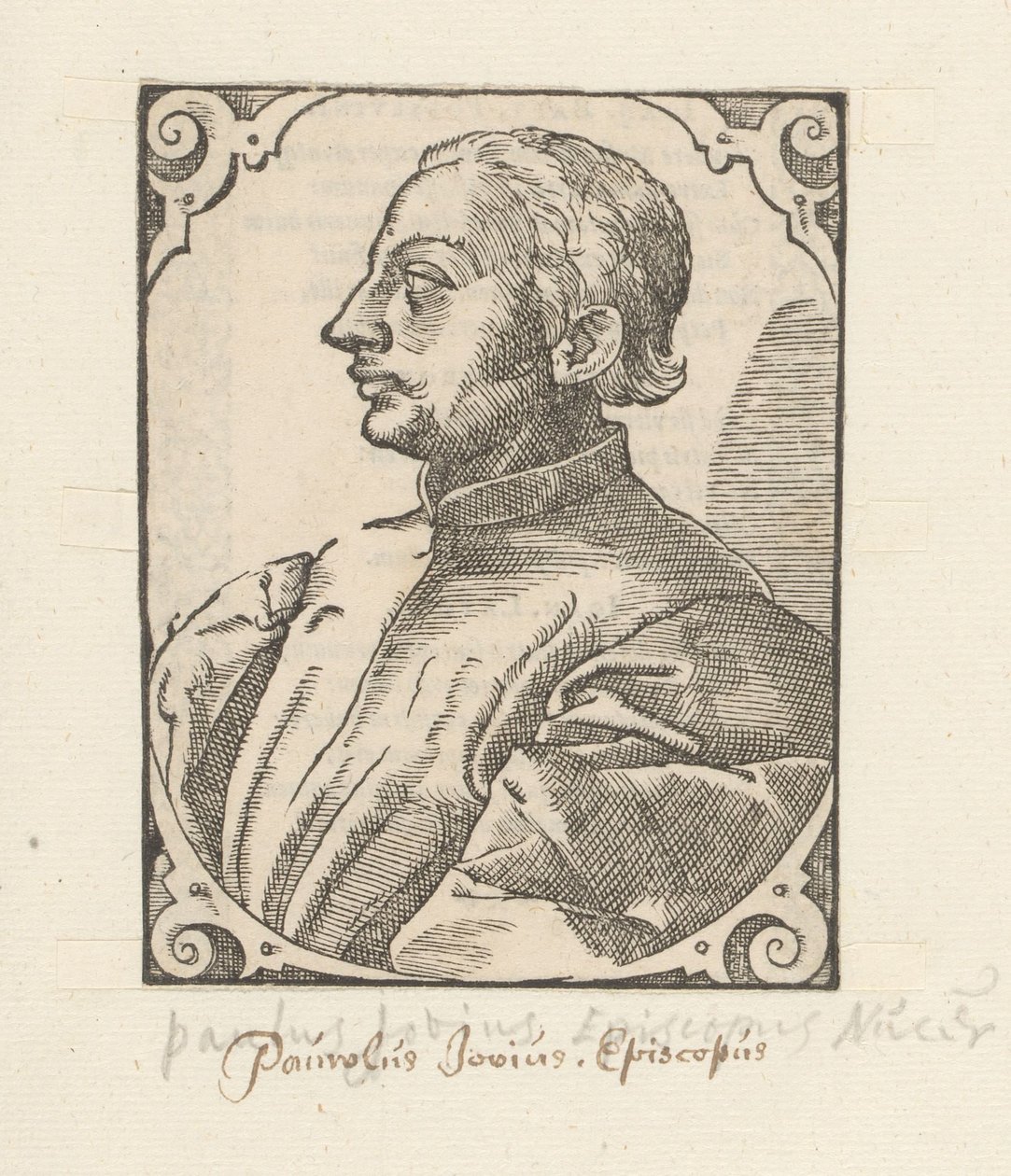 Porträtt av Paolo Giovio av Anonymous