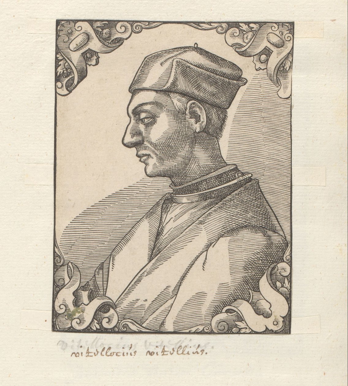 Porträtt av Vitellocius Vitellius av Anonymous