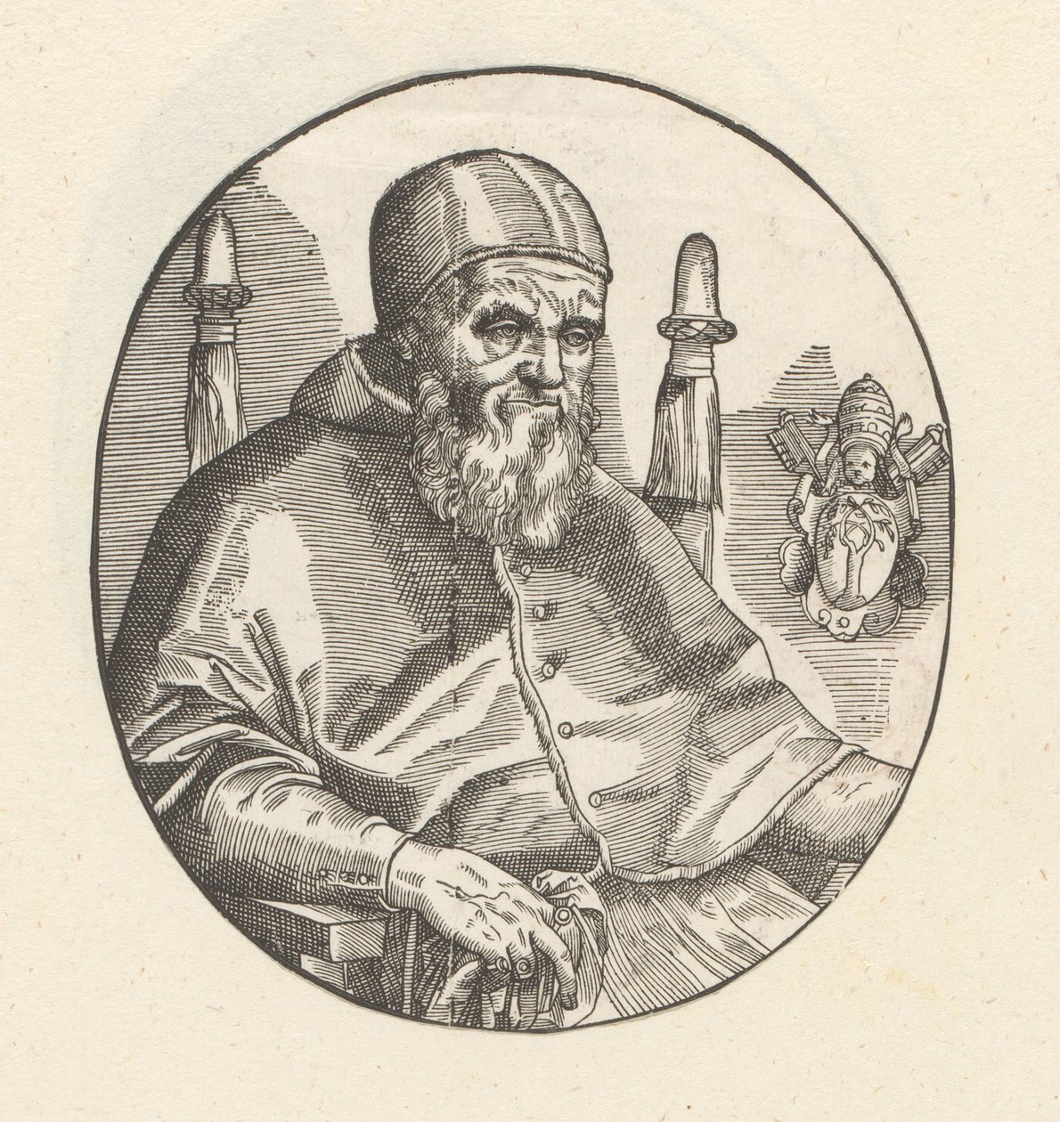 Porträtt av påven Julius II av Anonymous