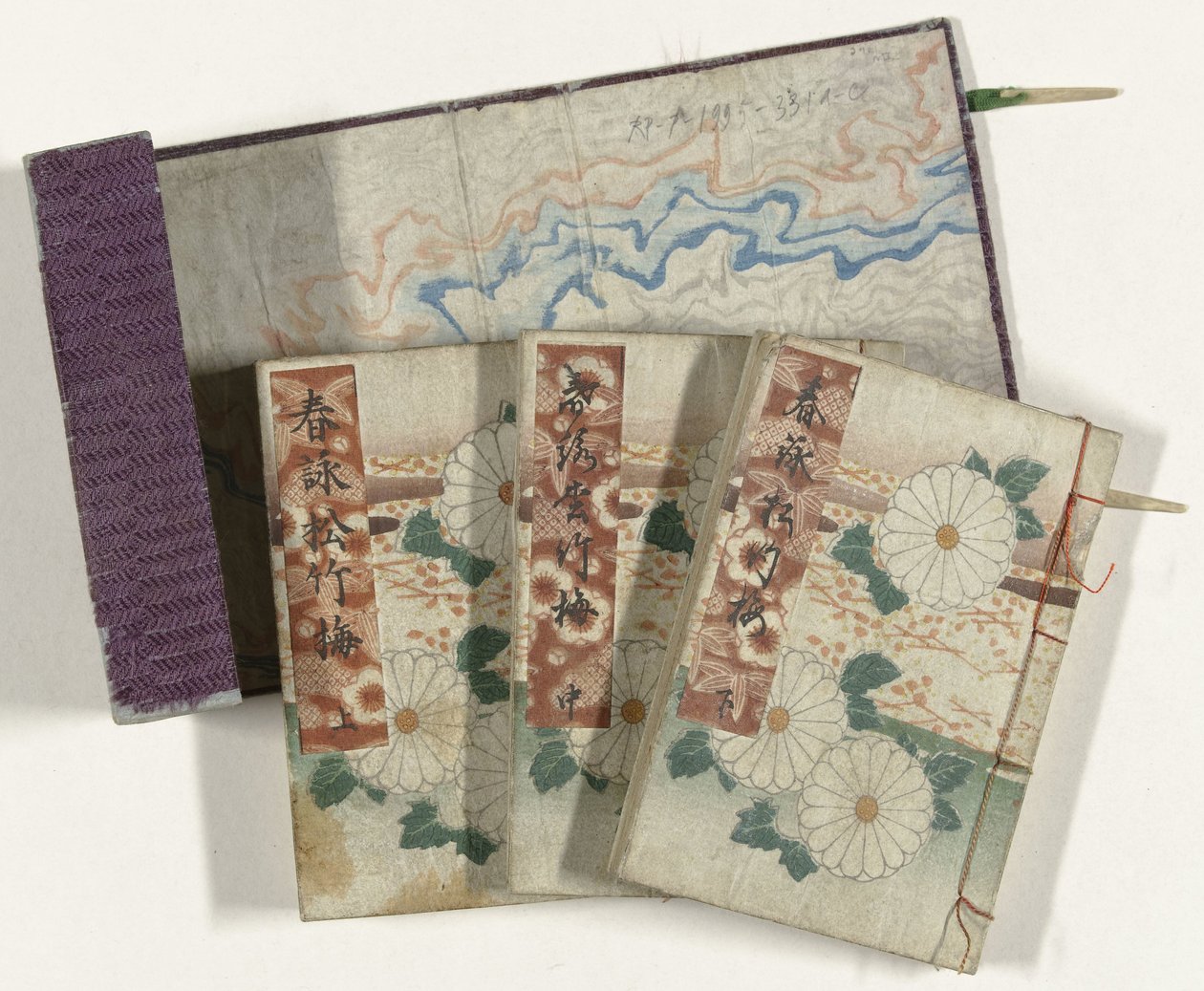 Shunga album. Linslegender Shunei Sachikabai (Titel inget objekt) av Anonymous