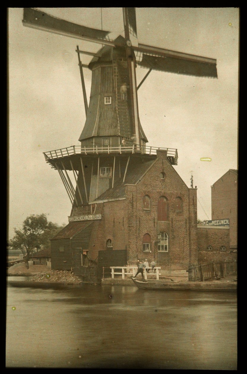 Ångmajskvarn De Adriaan på Spaarne, Haarlem av Anonymous