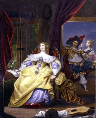 Friaren (färgat tryck) av Anonymous