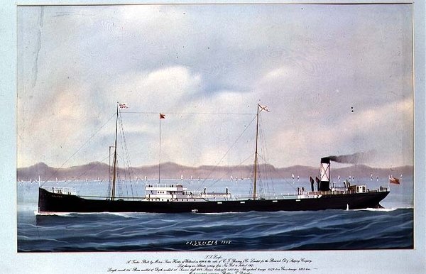 Tankern SS Lucifer (engelska) av Anonymous