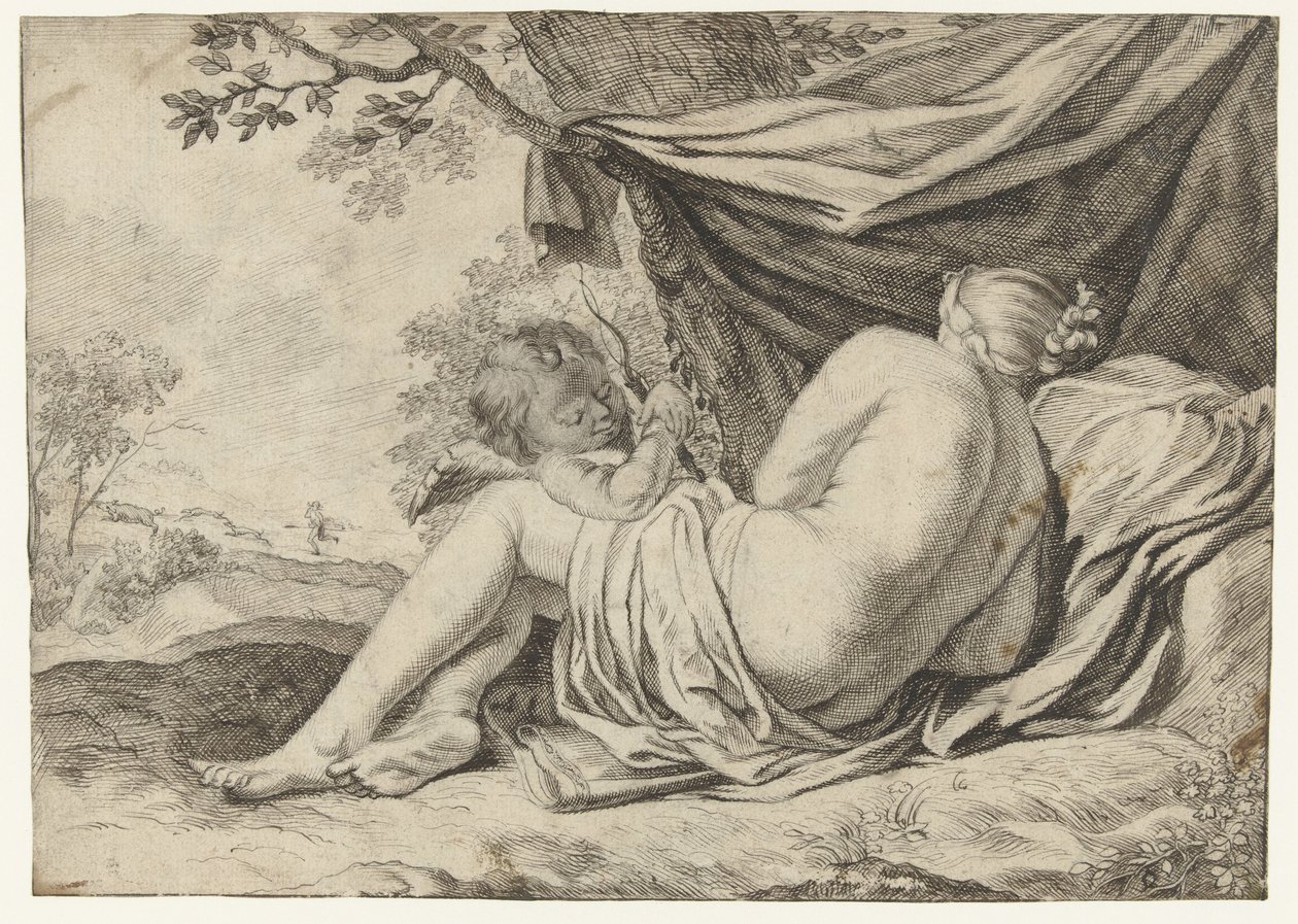 Venus i Amor av Anonymous
