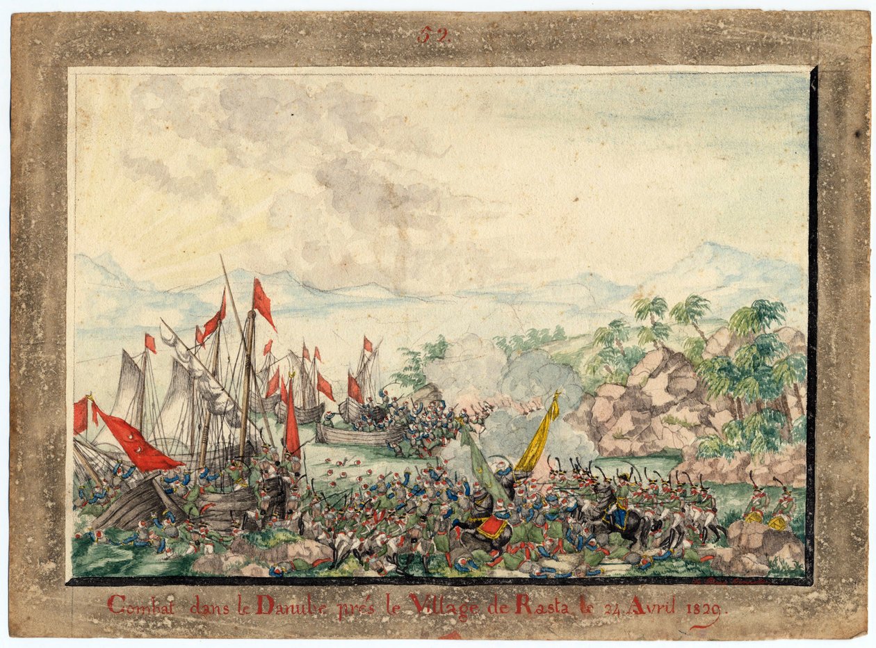 Slaget vid Donau 1828 av Anonymous Anonymous