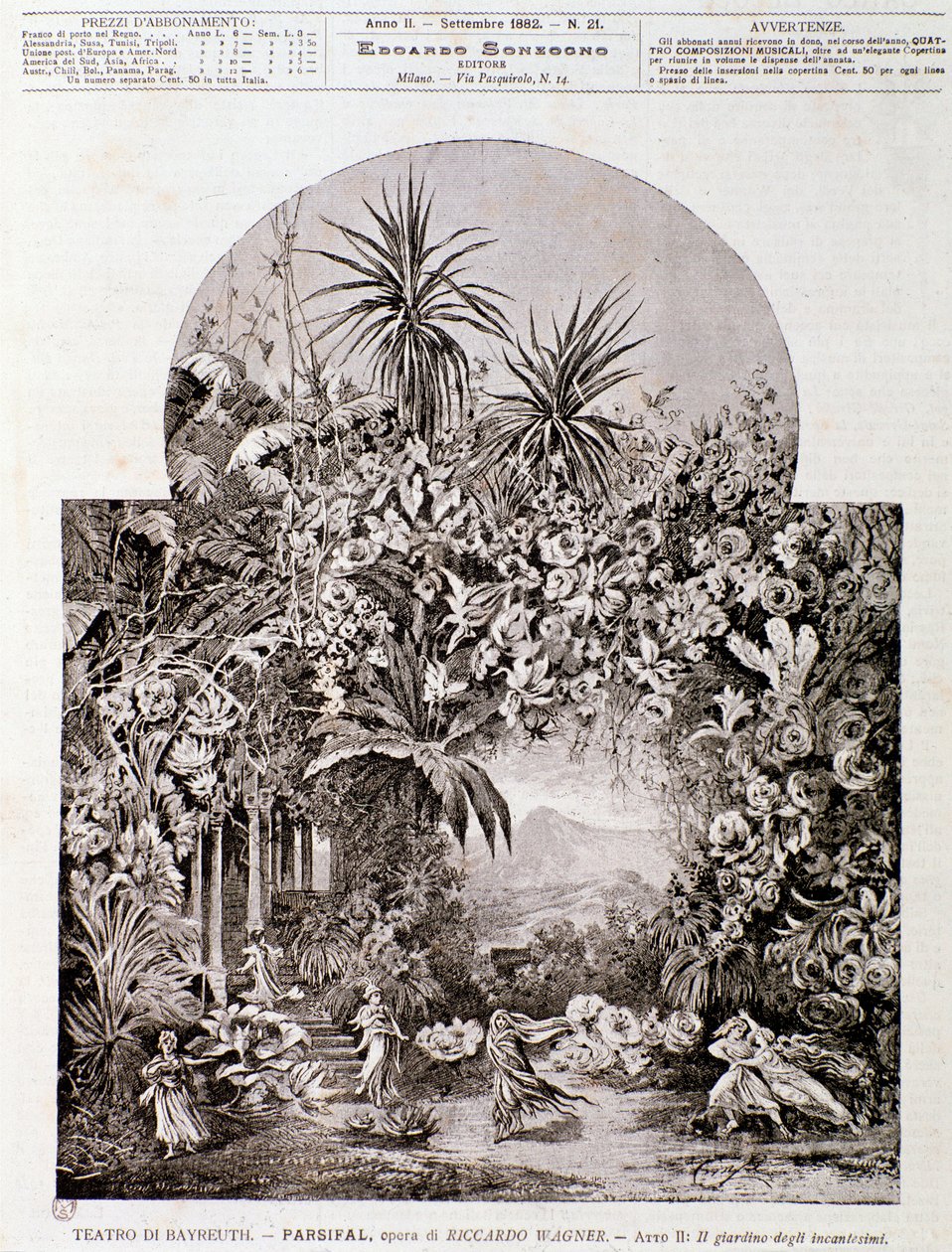 Illustration för Parsifal av Wagner av Anonymous Anonymous