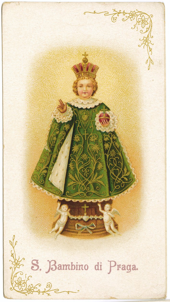 Spädbarnet Jesus från Prag (gravyr av Anonymous Anonymous