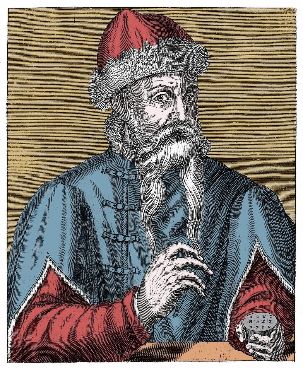 Johann Gutenberg, tysk boktryckare och guldsmed av Anonymous Anonymous
