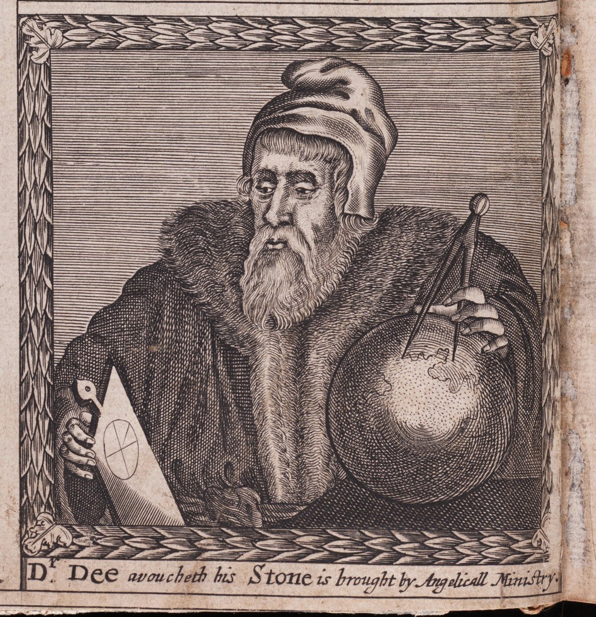 John Dee (1527-1609) - Anonymt verk, gravyr av Anonymous Anonymous