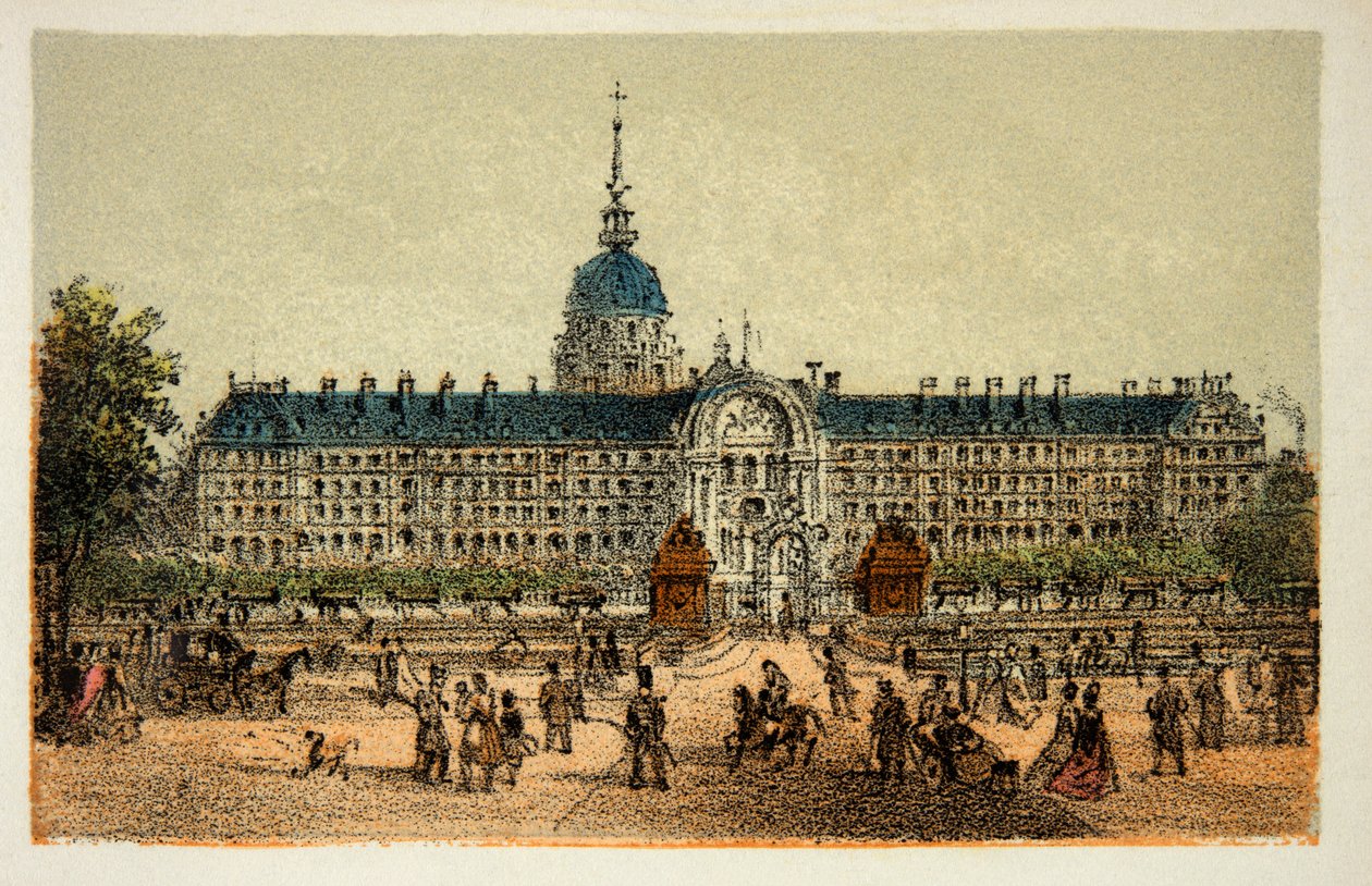 Paris 1874: Hotel des Invalides, privat samling av Anonymous Anonymous