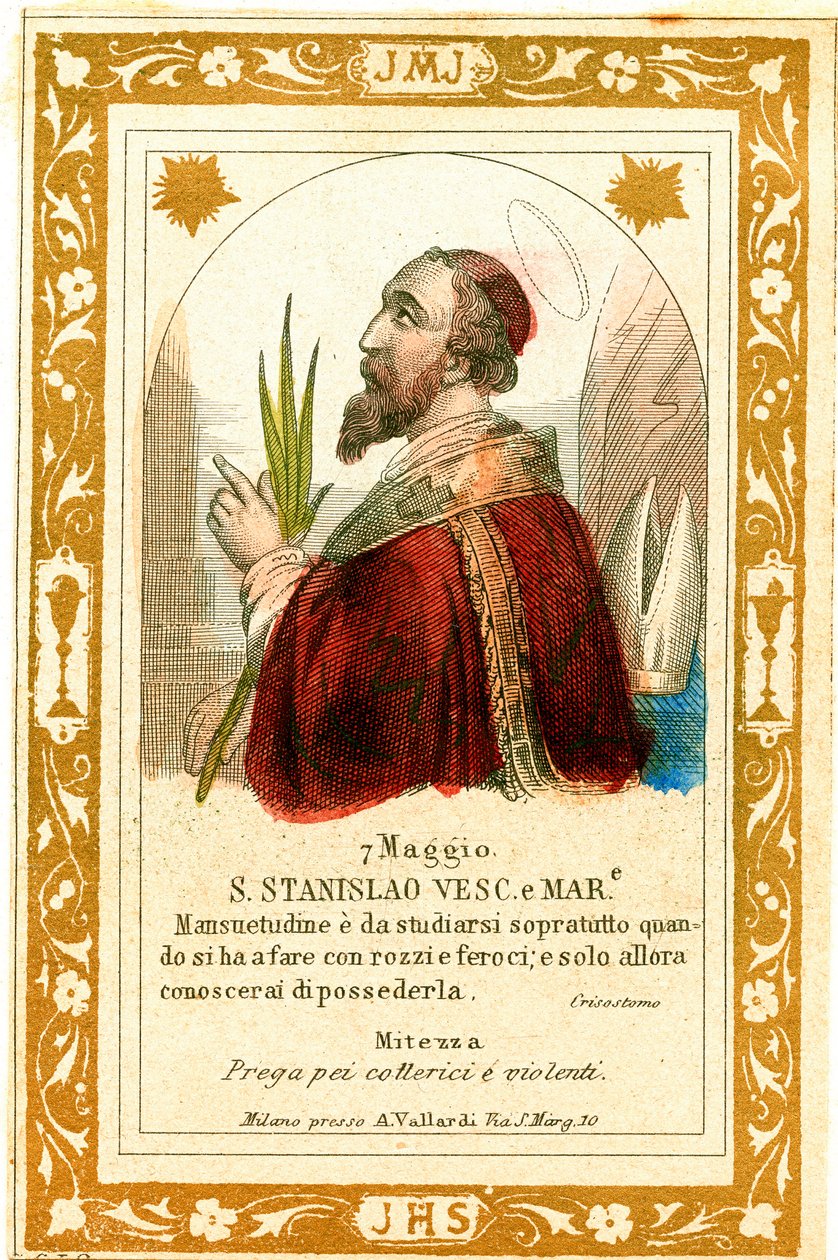Sankt Stanislaus Martyren (gravyr av Anonymous Anonymous
