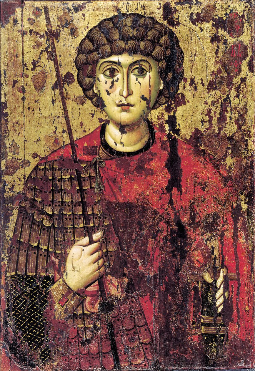 Sankt Georg, 1100-talet av Anonymous Russian icon painter