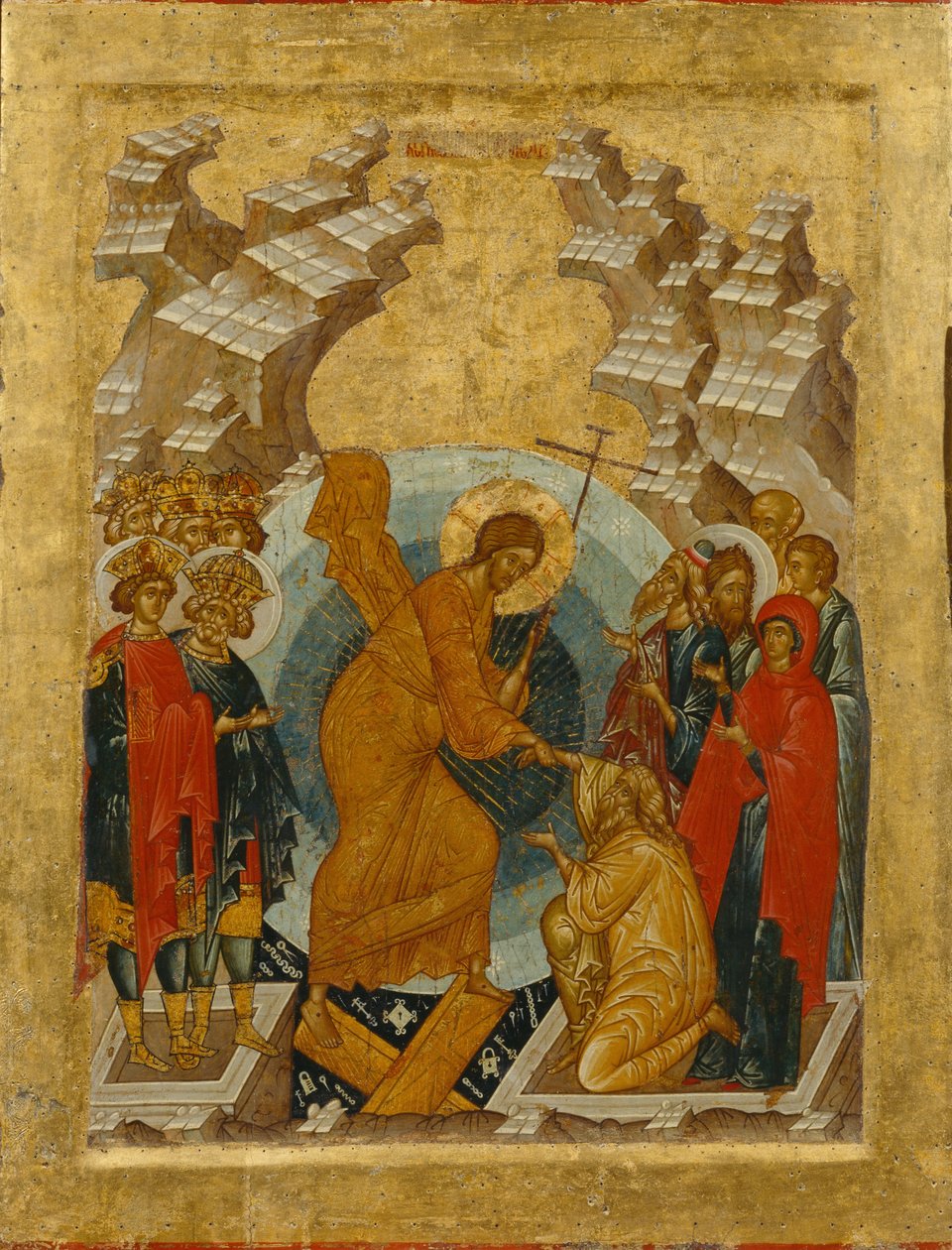 Nedstigningen till helvetet av Anonymous Russian icon painter