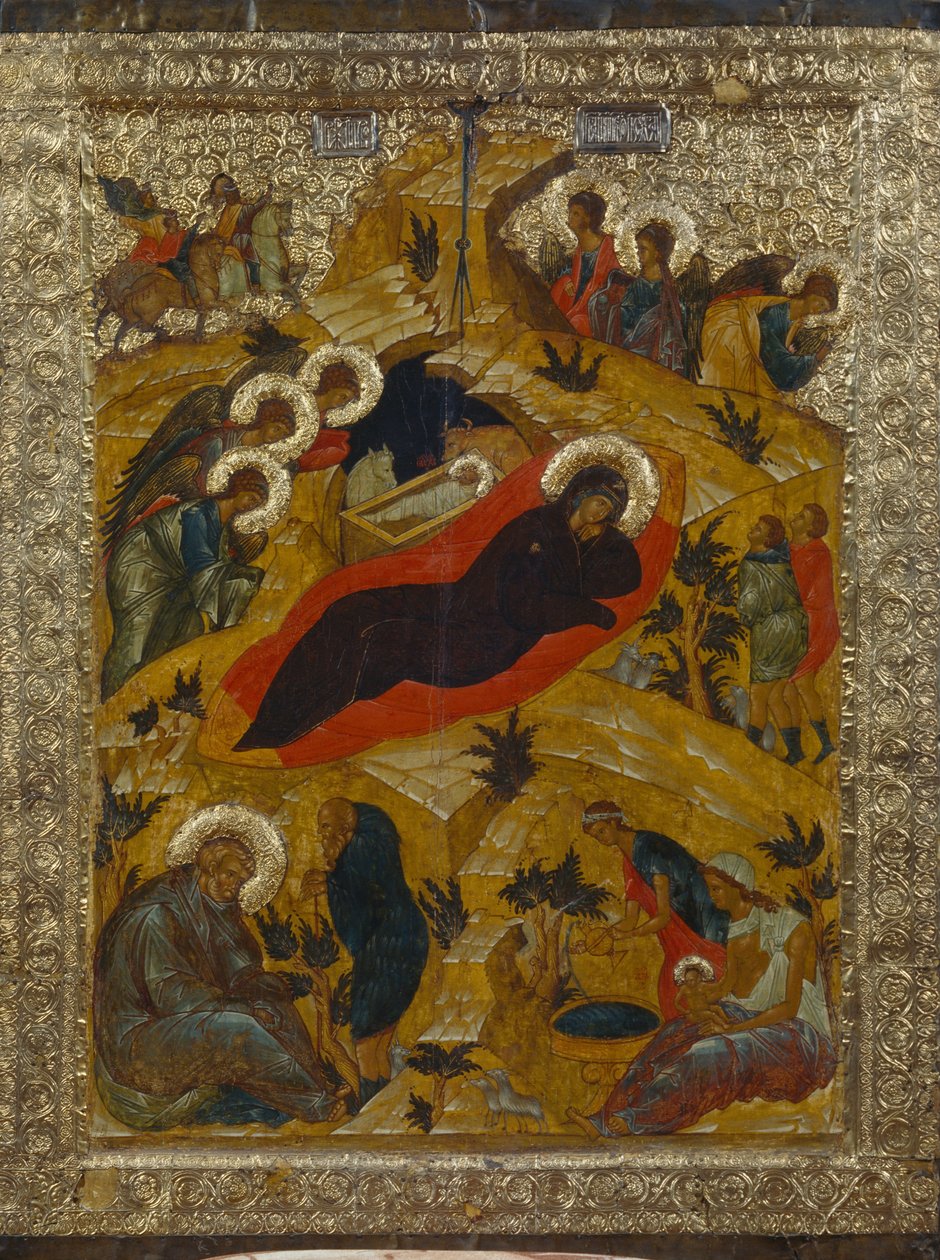 Födelsekyrkan, 1497 av Anonymous Russian icon painter