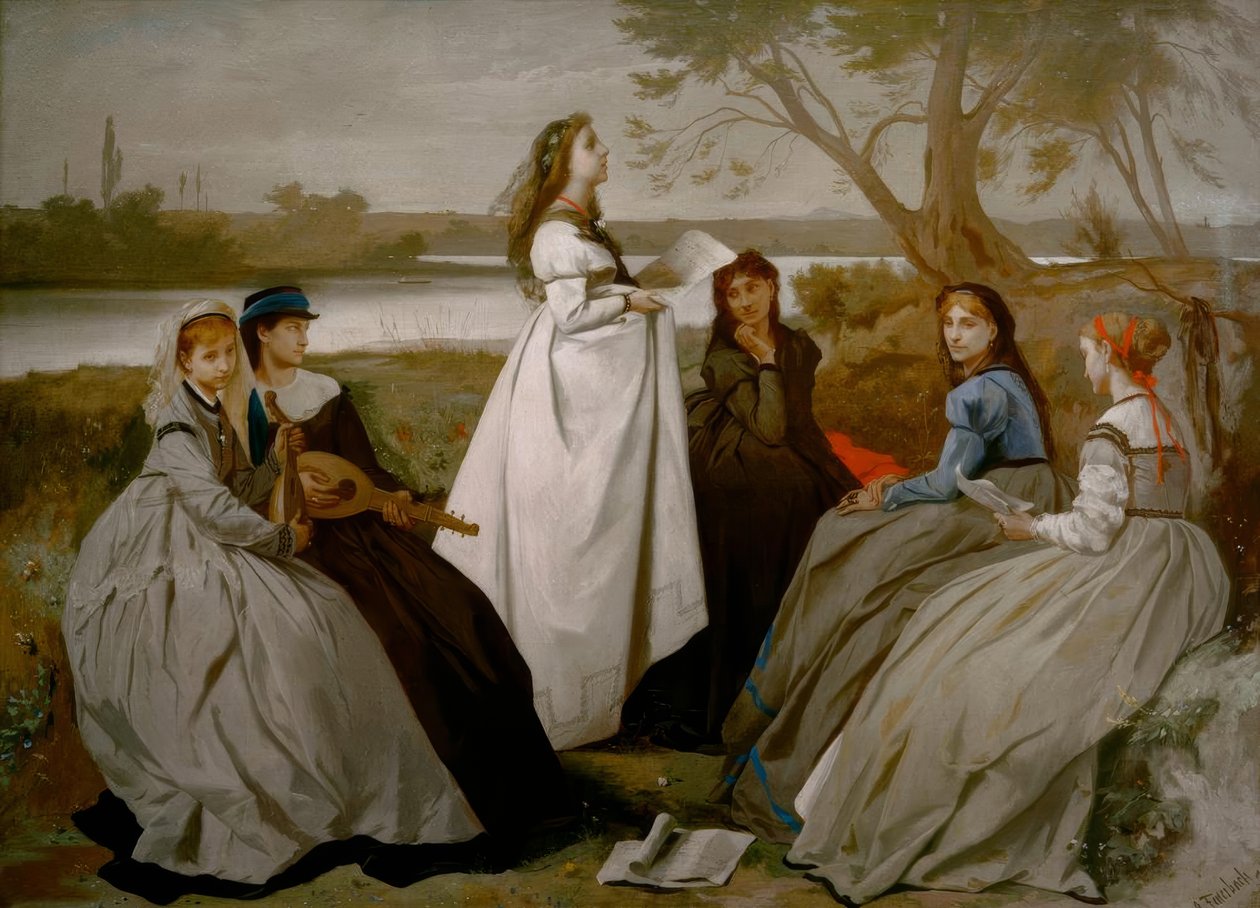 På våren av Anselm Feuerbach
