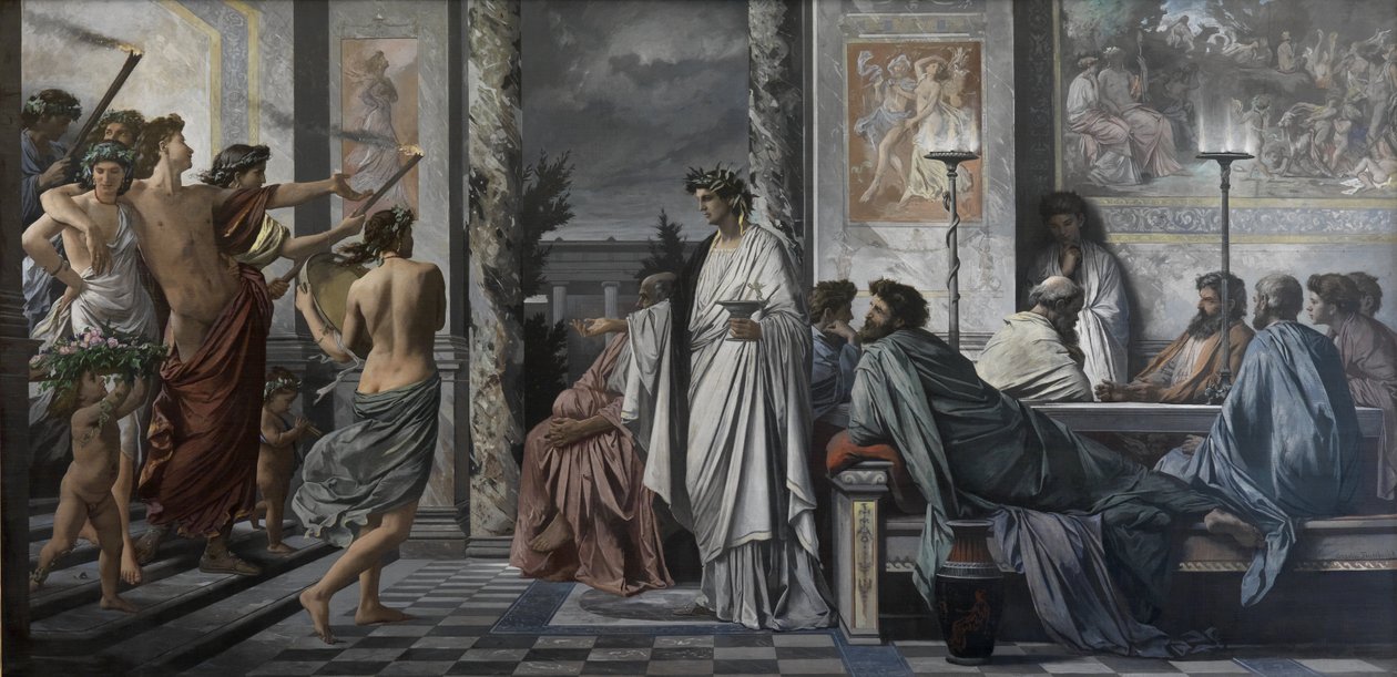 Platons symposium av Anselm Feuerbach