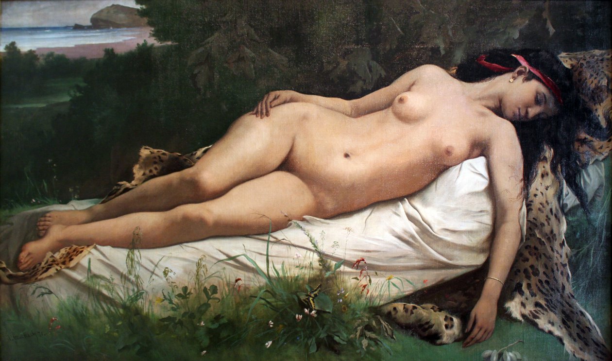 Vilande nymf av Anselm Feuerbach