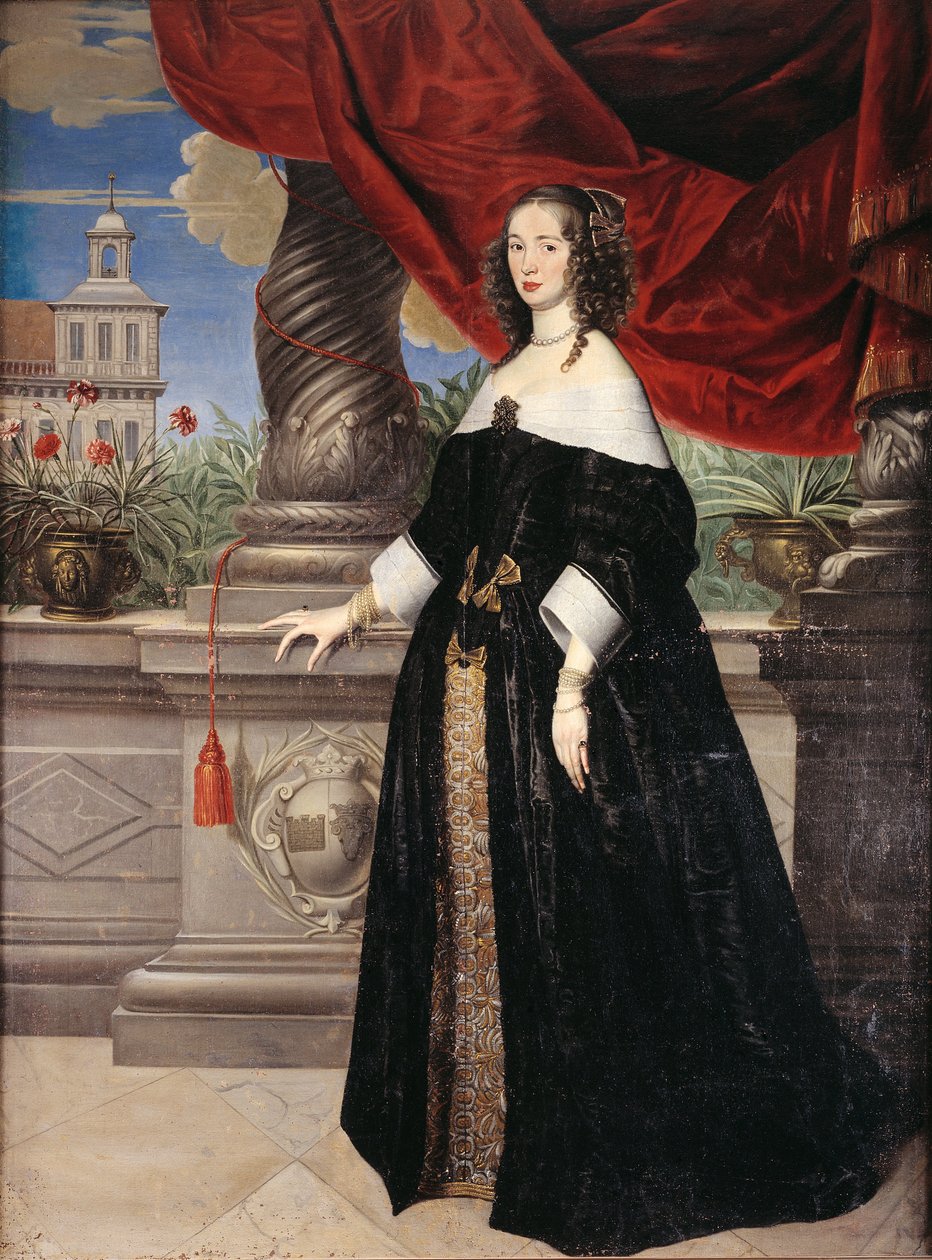 Anna Margareta von Haugwitz (1622 - 73) av Anselm van Hulle