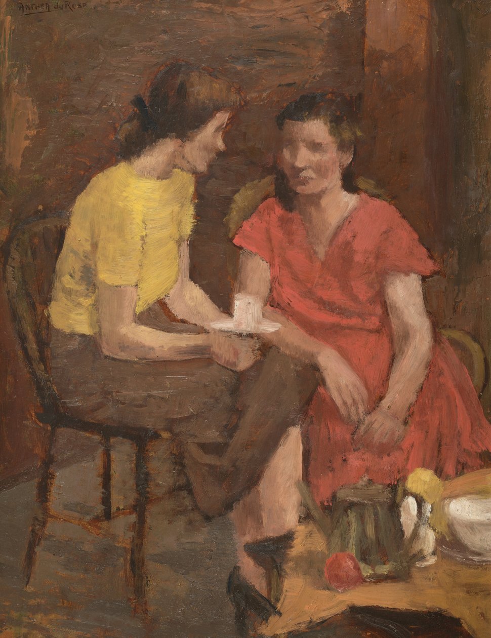 Tea-Break (olja ombord) av Anthea Durose
