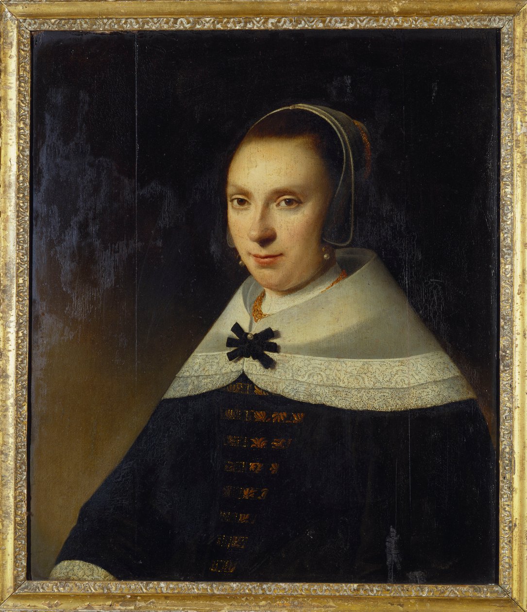 Porträtt av en ung kvinna, 1654 av Anthonie Palamedesz