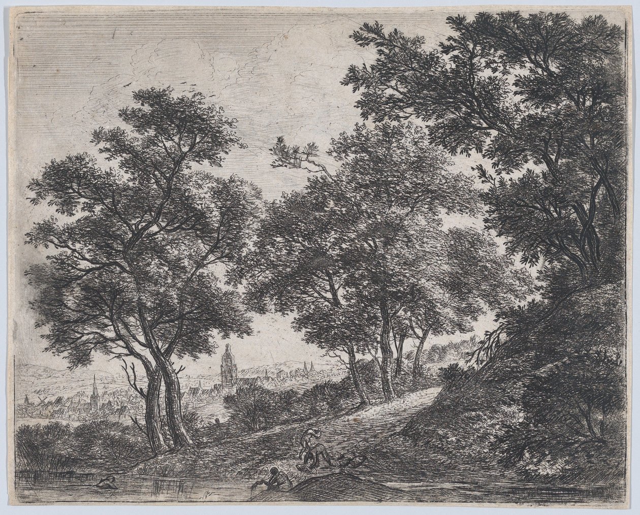 Badgäster, 1600-talet. av Anthonie Waterloo