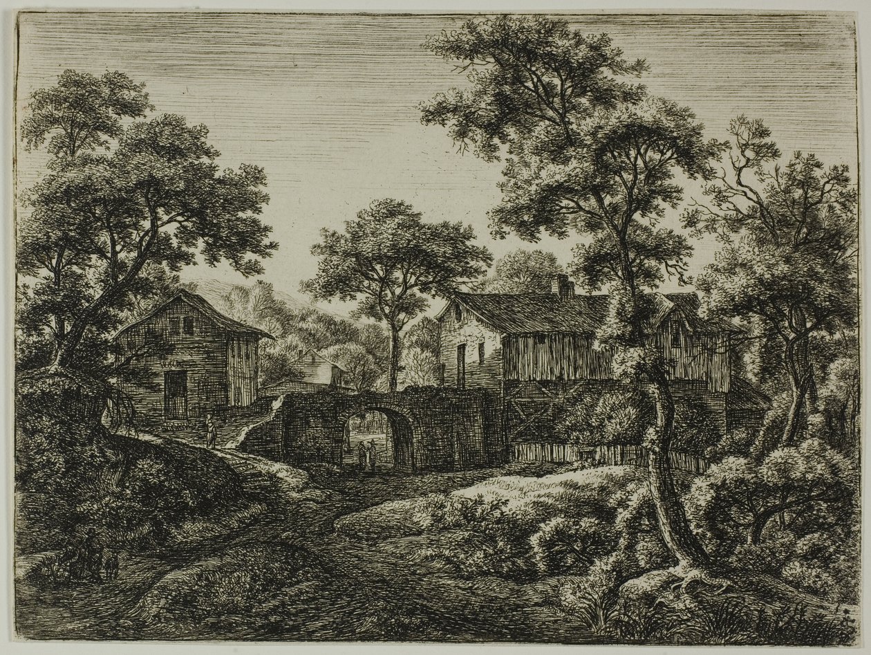 Den stora porten av Anthonie Waterloo
