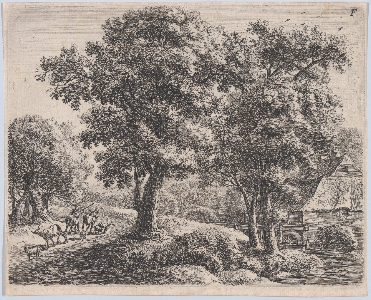 Herden och bruket, 1600-talet. av Anthonie Waterloo