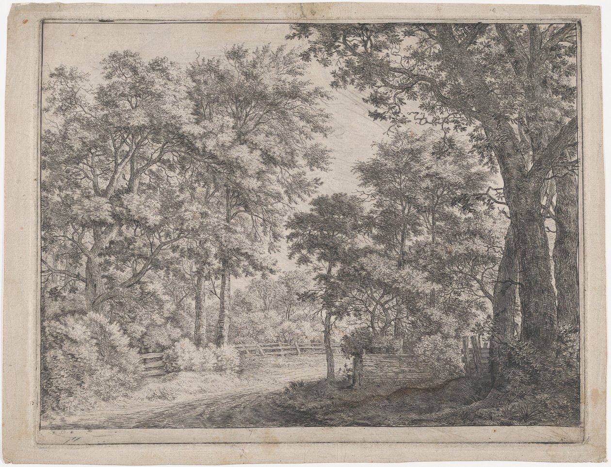 The Trimmed Groves, 1600-talet. av Anthonie Waterloo