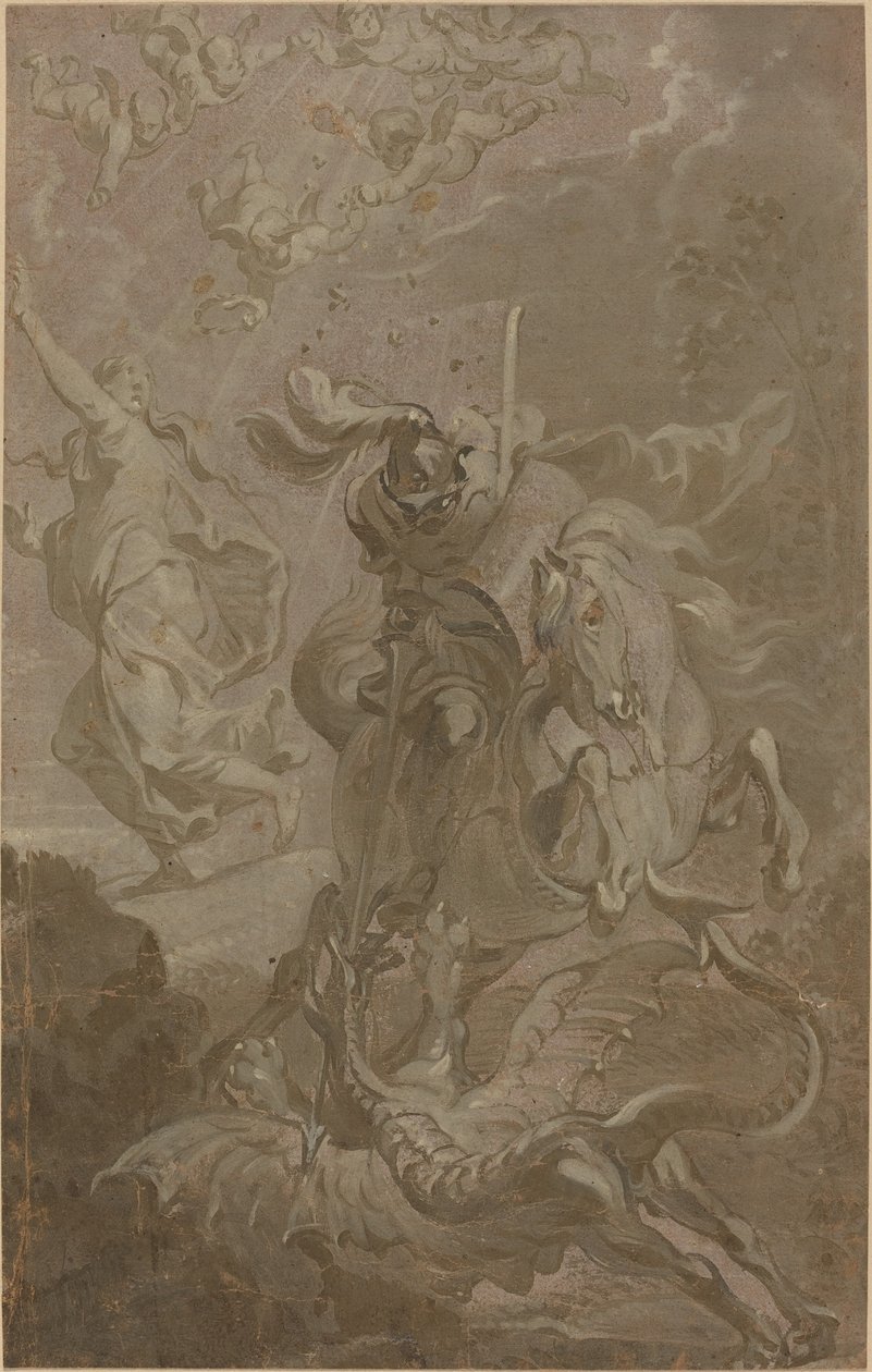 Sankt Georg och draken av Anthonis Sallaert