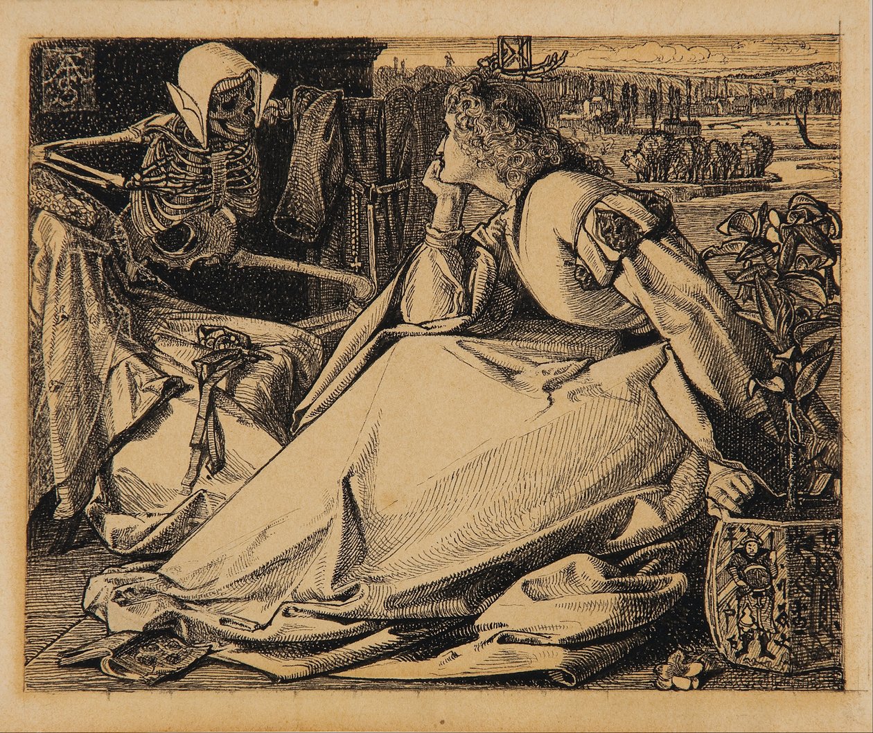 Fram till hennes död av Anthony Frederick Augustus Sandys