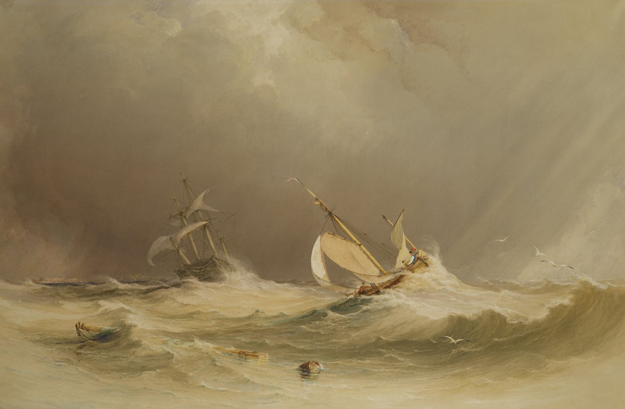 Sjöfart från Portsmouth av Anthony Vandyke Copley Fielding