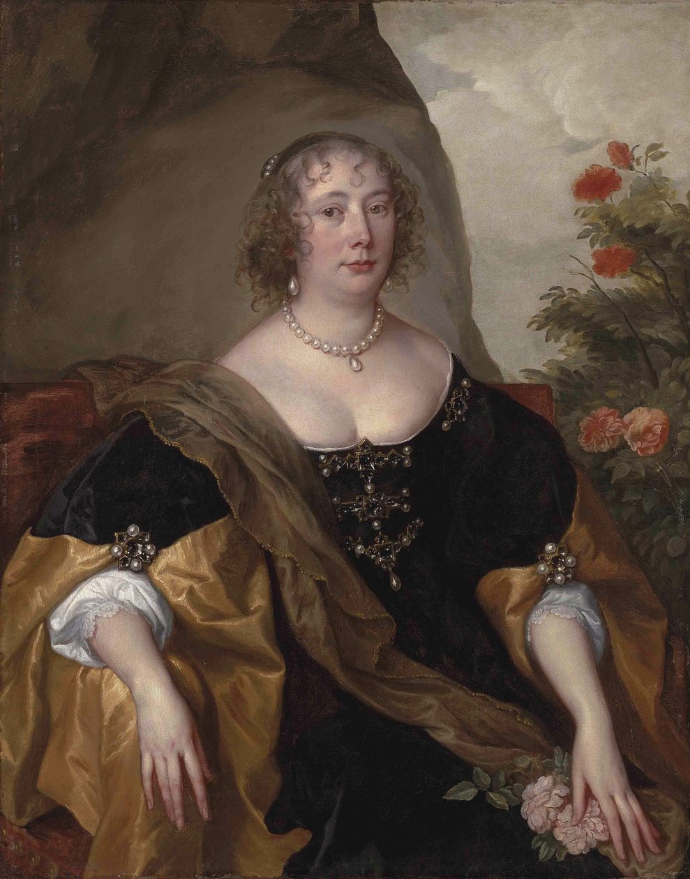 Beatrice, Crevess of Oxford av Anthony van Dyck