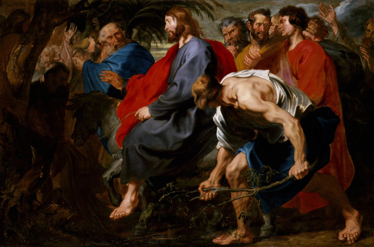 Kristi intåg i Jerusalem av Anthony van Dyck