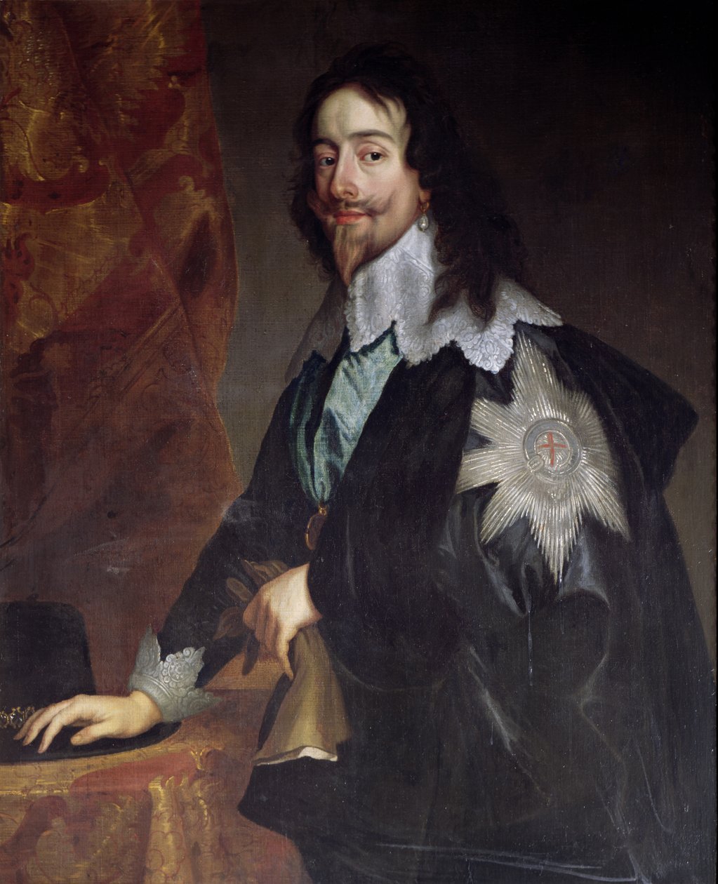 Kung Karl I (1600-49) av Anthony van Dyck