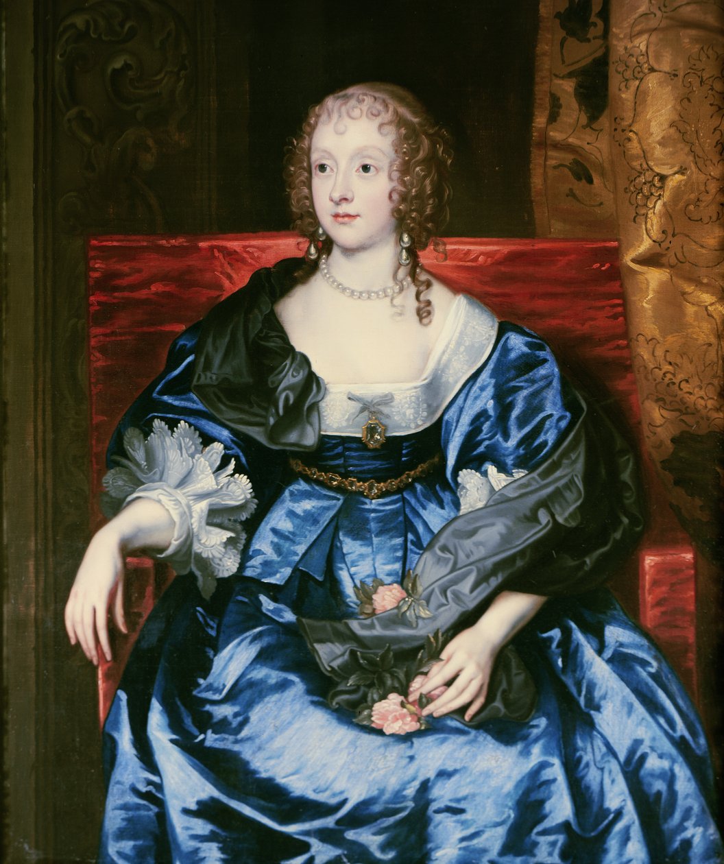 Lady Anne Cecil (olja) av Anthony van Dyck