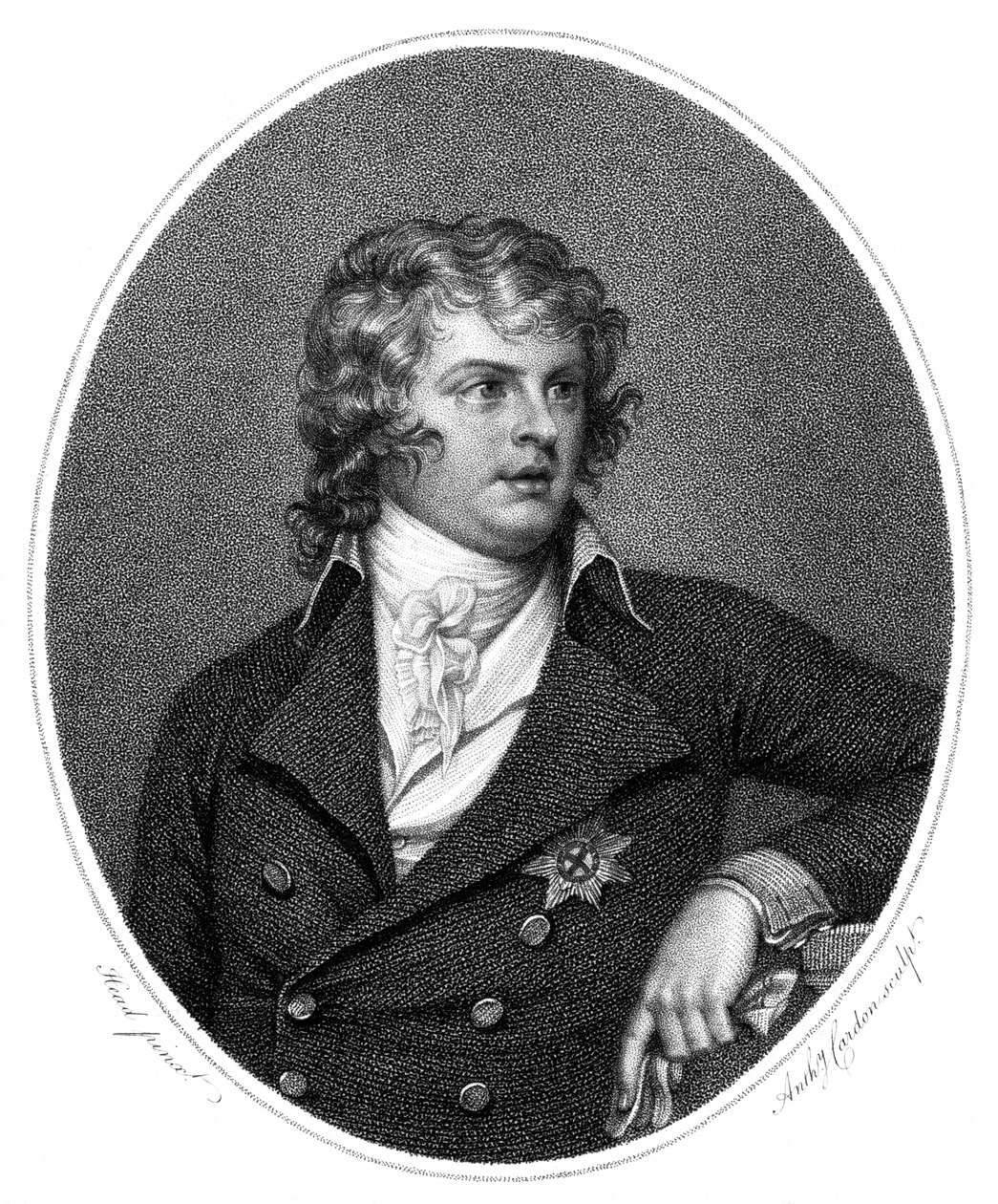 Prins Augustus Fredrik, 1801 av Anthony Cardon