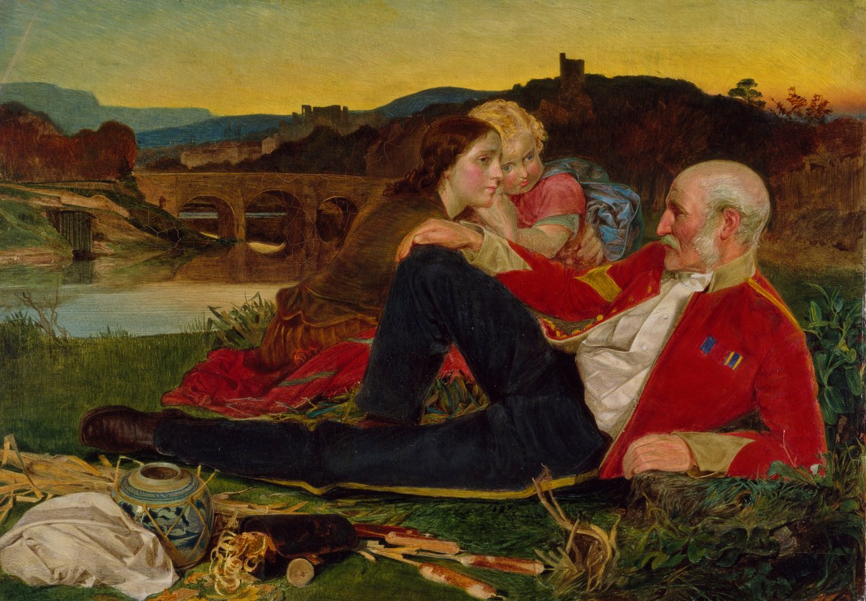 Hösten, c.1860-62 av Anthony Frederick Augustus Sandys